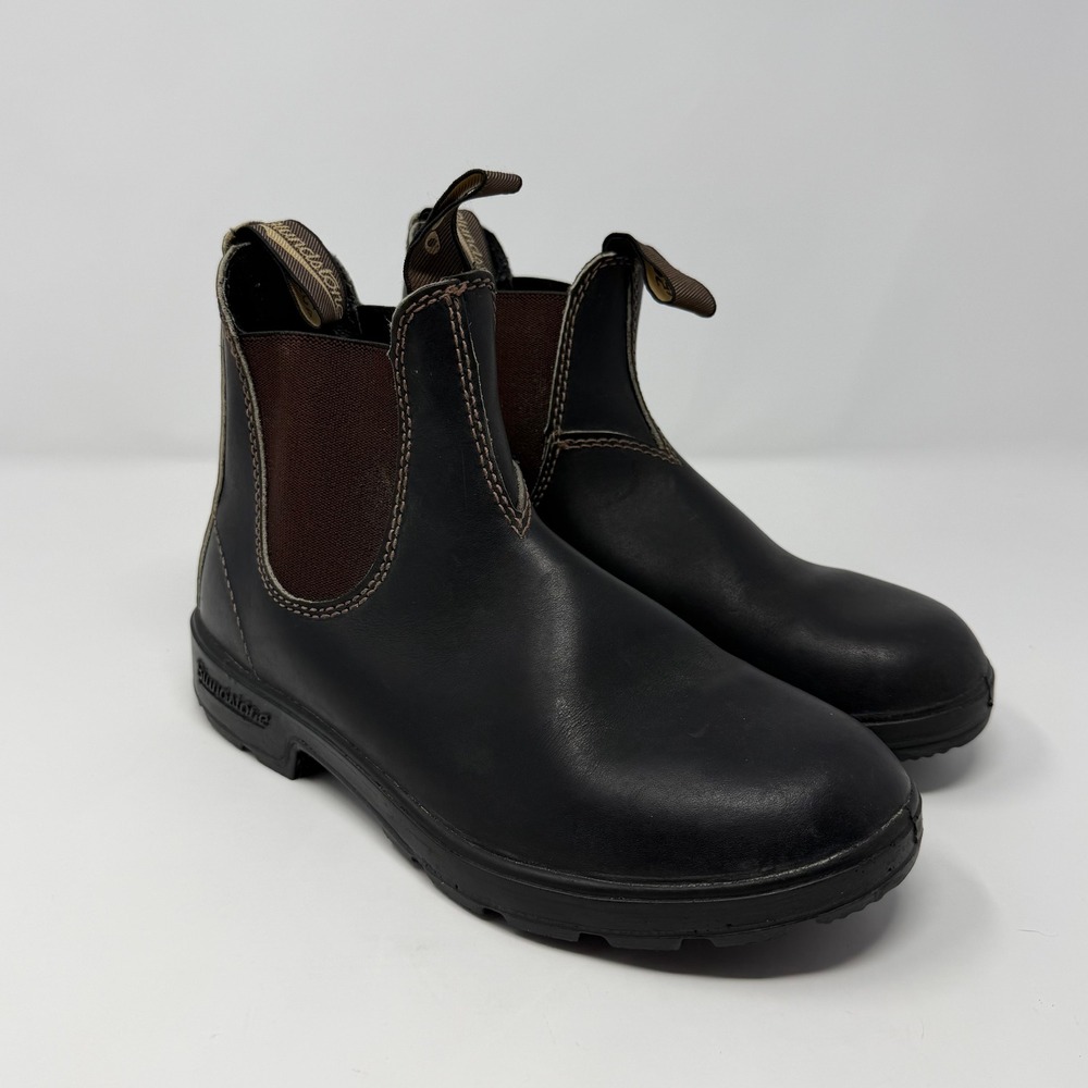 Blundstone 500 Series Chelsea Boots Dark Brown Leather Unisex Size 5